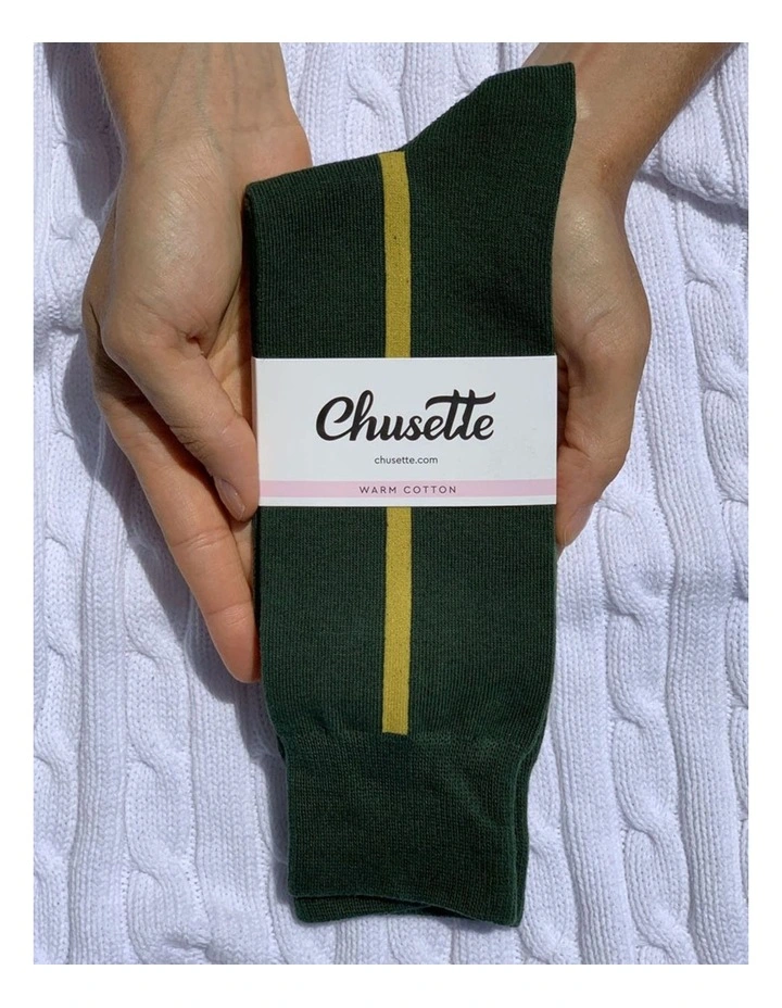 Men's Socks in Green 10 Pack