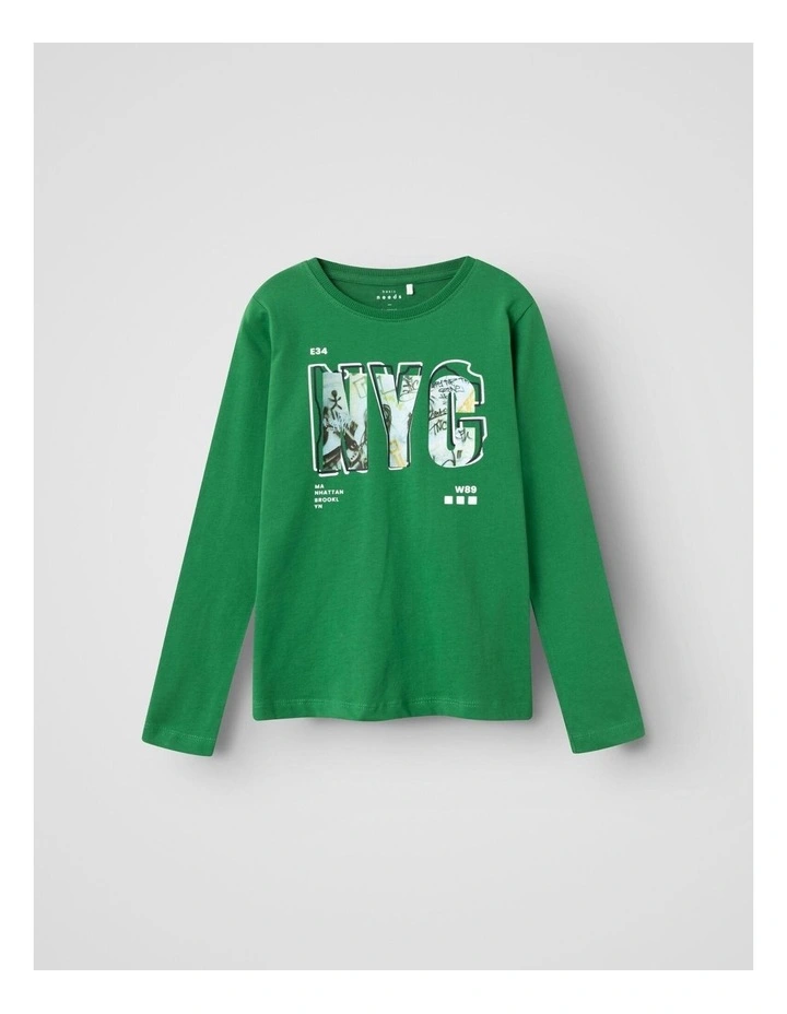 Victor Long Sleeve Top in Green