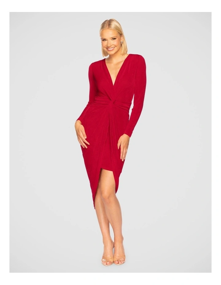 Shyla Dress in Red