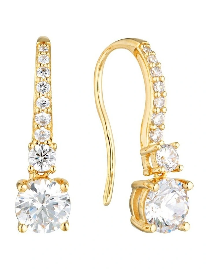 Iconic Bridal Daphne Gold Earrings