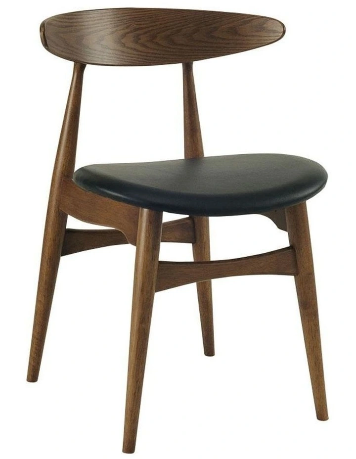 Tricia Dining Chair Walnut Black