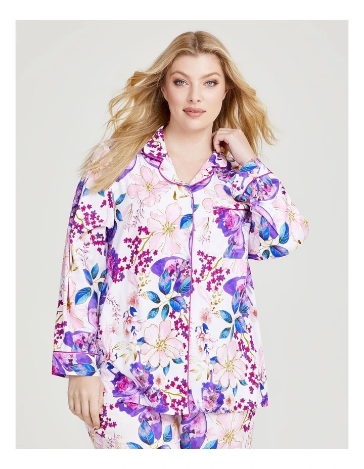 Ecovero Butterfly Pyjama Shirt in Print