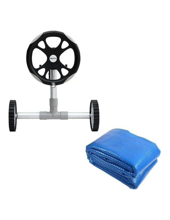 Pool Cover 400 Micron Silver Swimming Pool Solar Blanket 6.55m Roller