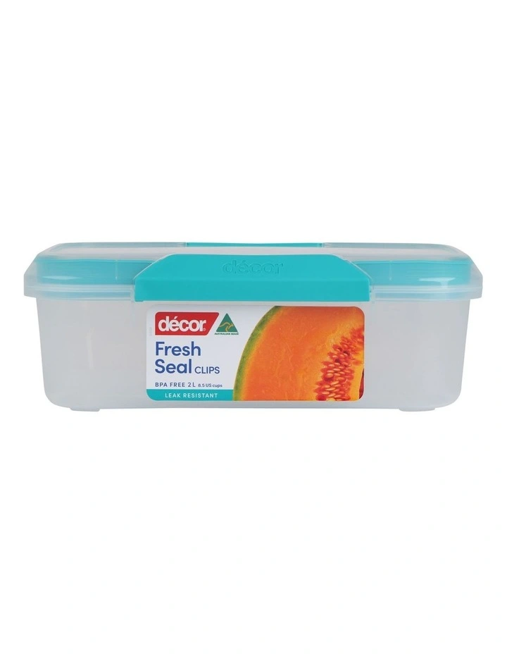 2L Fresh Oblong Seal Clips/Teal