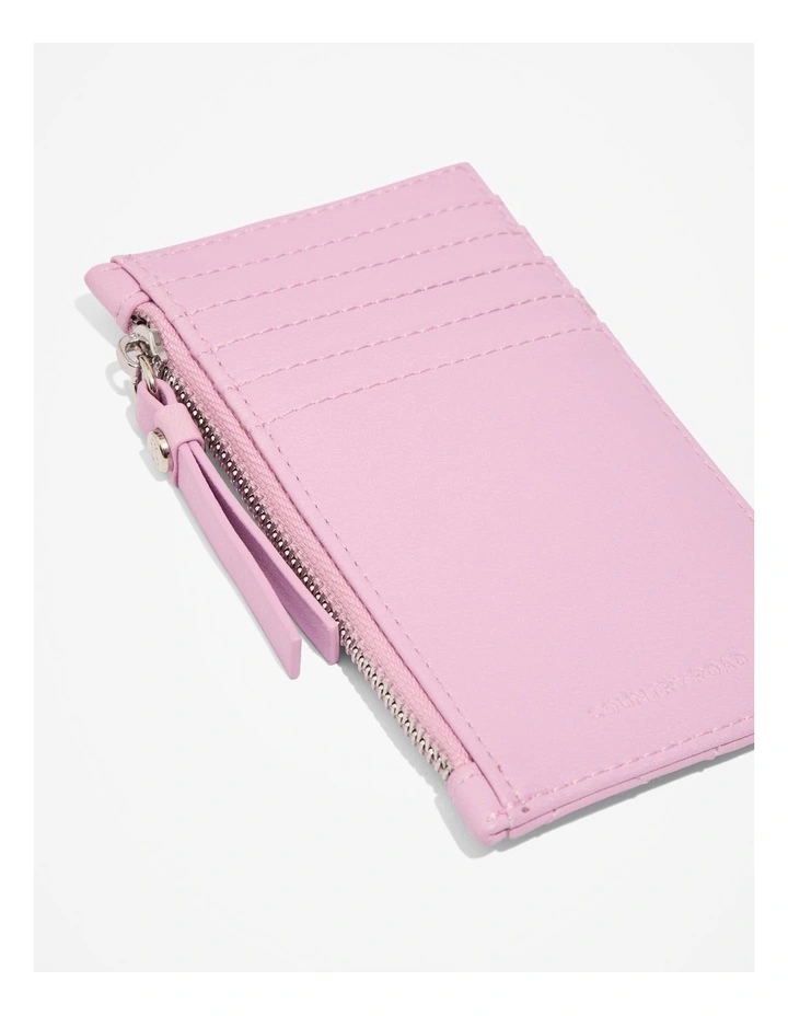 Quilted Credit Card Purse in Rose