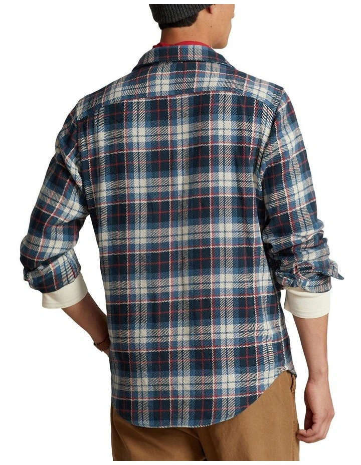Custom Fit Plaid Flannel Workshirt in Assorted