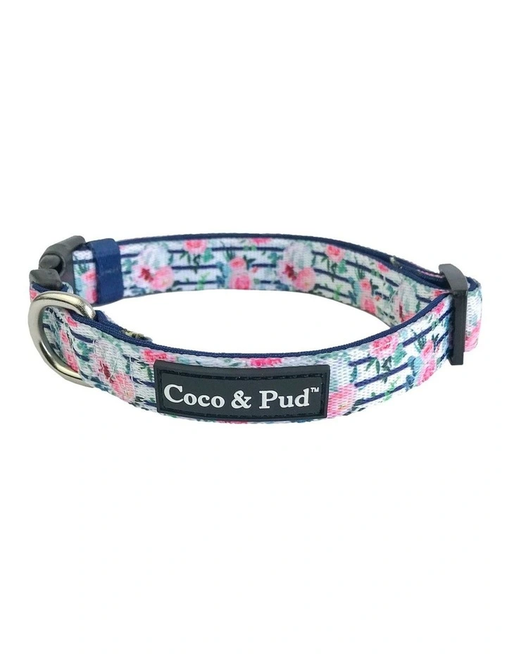 Floral Blooms Dog Collar & Bow Tie