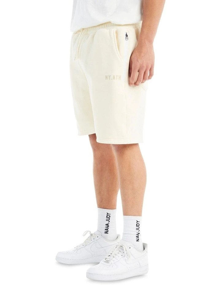 Royal Track Short in Cream