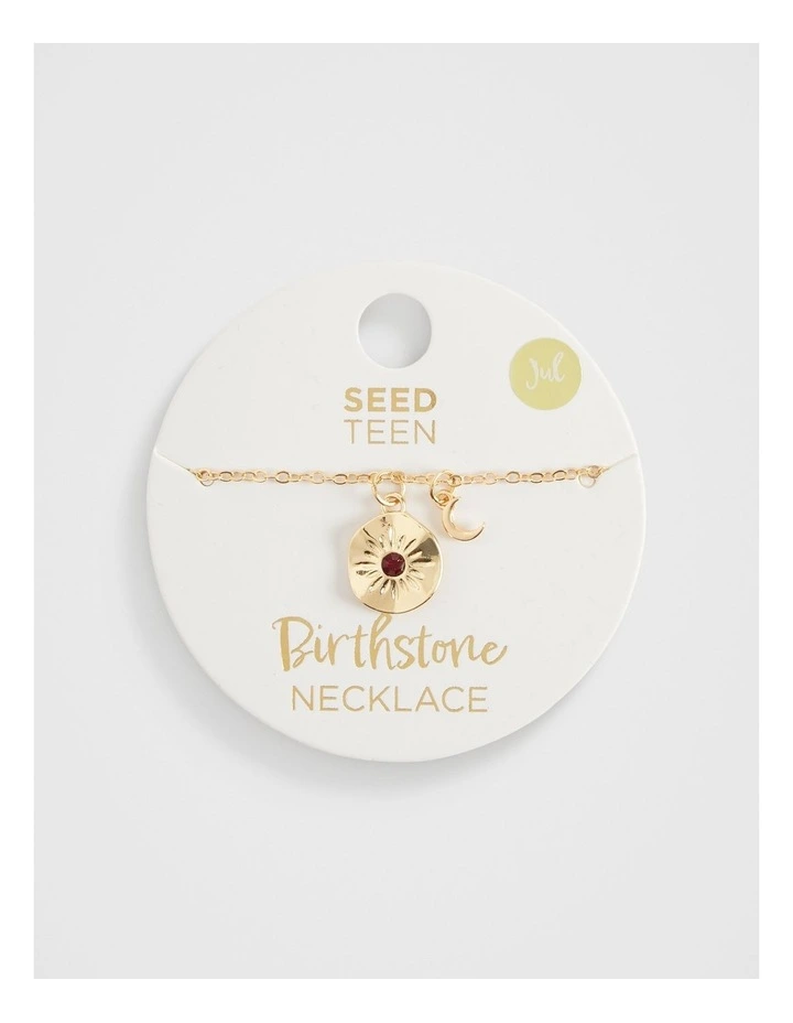 Birthstone July Necklace in Assorted