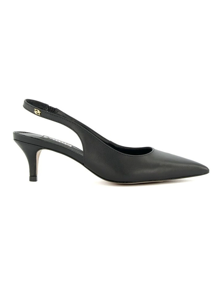 Capitol Slingback Heel in Black