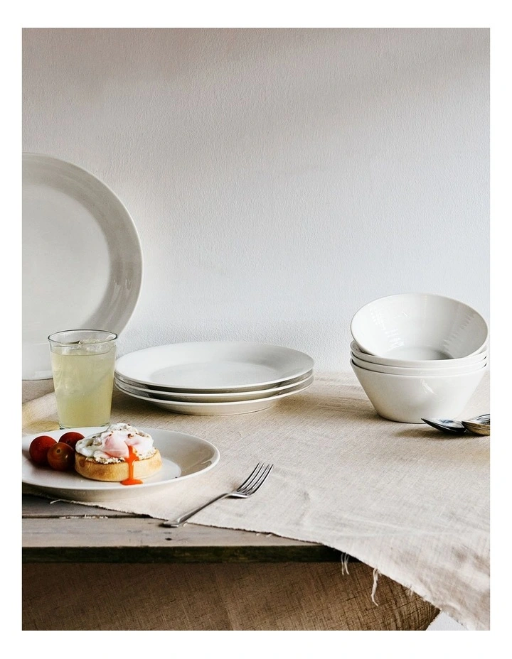 1815 Pure 12 Piece Dinner Set in White