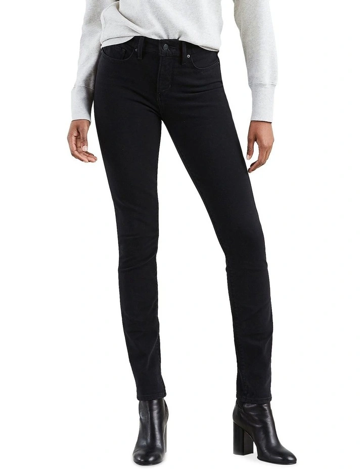 311 Shaping New Skinny Stretch Jeana in Ultra Black