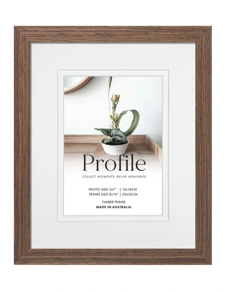 Australia Made Timber Photo Frame 8x10"/5x7" in Chestnut