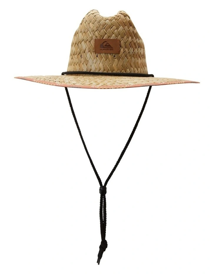 Outsider Straw Lifeguard Hat in Baked Clay