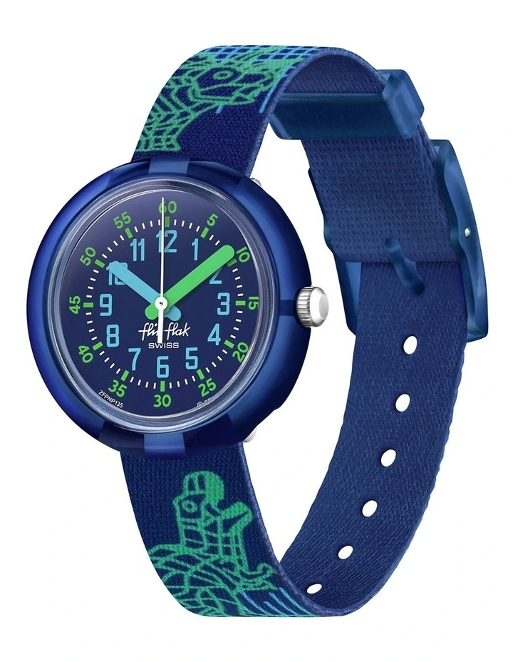 Cyberozaurus Watch in Blue