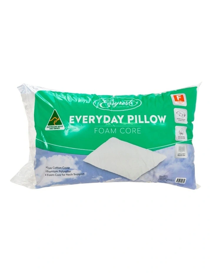 Everyday Foam Core Pillow in White