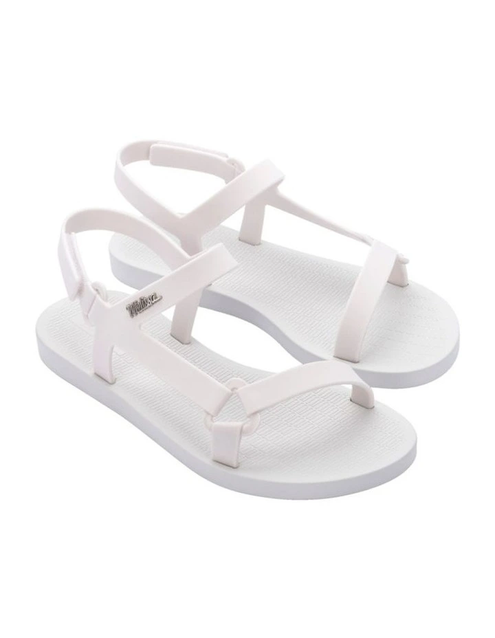 Melissa Sun Downtown Papete Sandal in White
