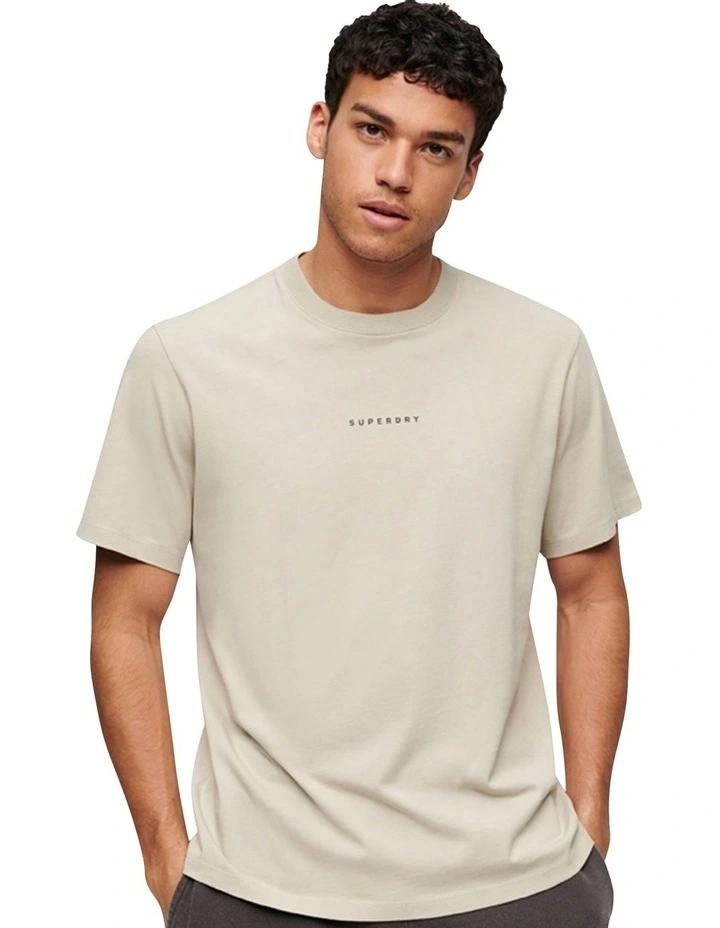 Surplus Logo Tee in Willow Grey