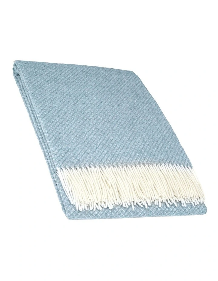Chiswick Throw Blanket in Blue