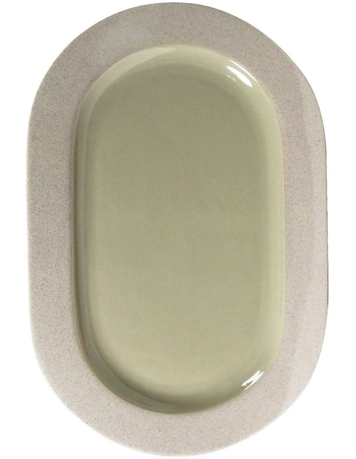 Swatch Oval Platter 28cm x 25cm in Olive