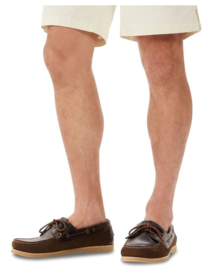 Hobart Classic Boat Shoe in Brown
