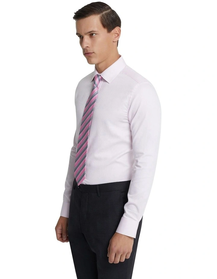 Beckton Luxury Dobby Shirt in Pink