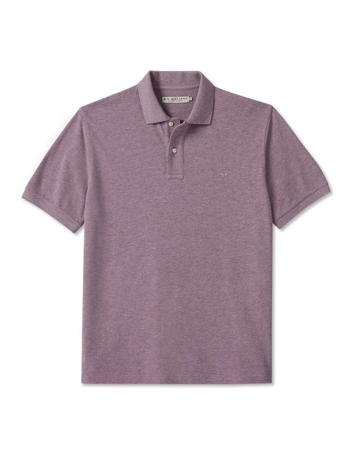 Rod Polo Shirts in Pink/Grey Marle