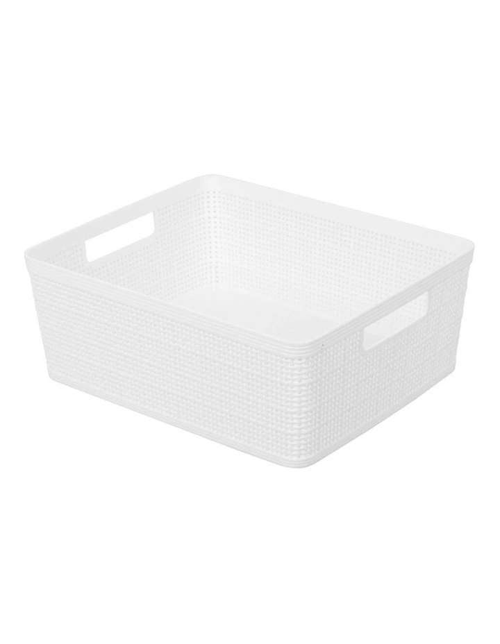 35.5cm Ivy Weave Basket Storage Home Organiser Container Large Assort