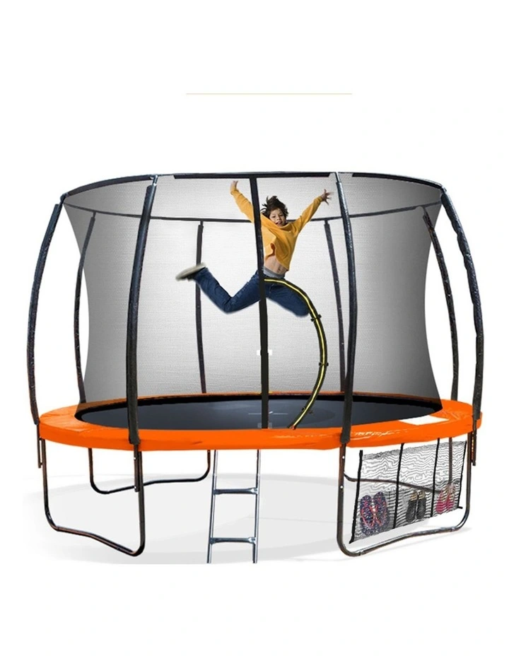 10 Ft Trampoline Outdoor Round Spring Mad Mat Net Ladder