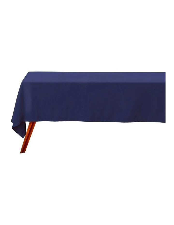 Cotton Classics Rectangle Tablecloth 300x150cm in Navy