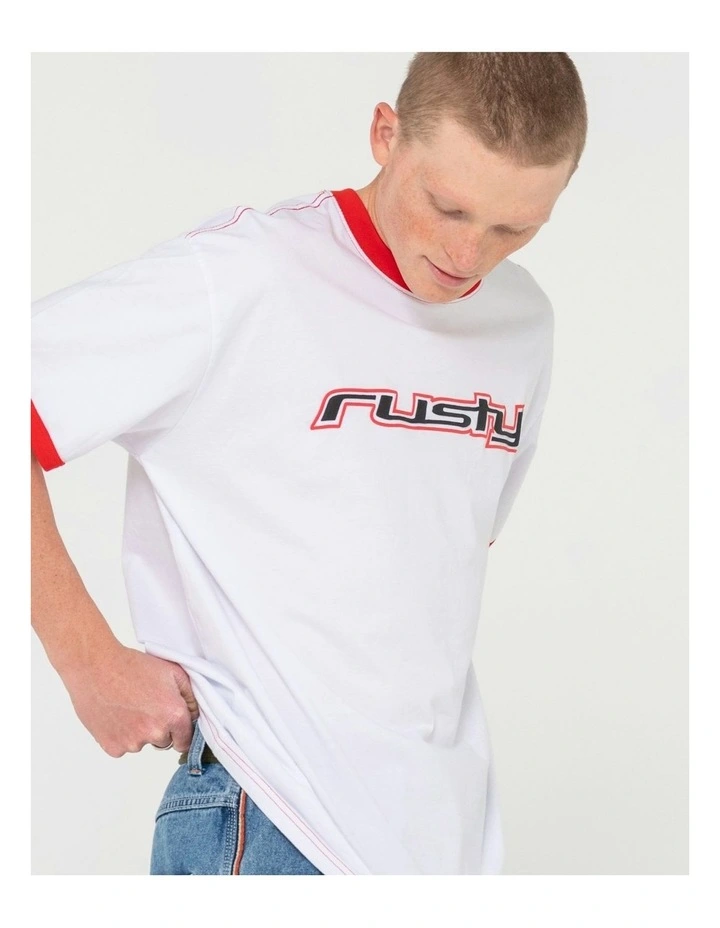 Dead Ringer Short Sleeve Tee in White