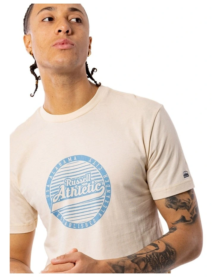 Swash Stamp Tee in Apricot Smoothie