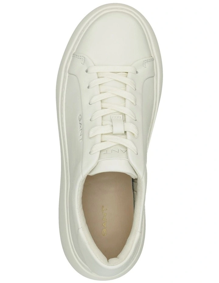 Jennise Leather Sneaker in White