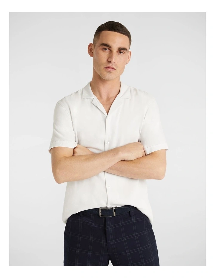 Ezekiel Viscose Shirt in White