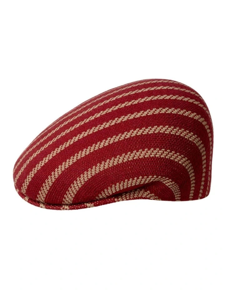 Kangol Twist Stripe 504 Cap in Red