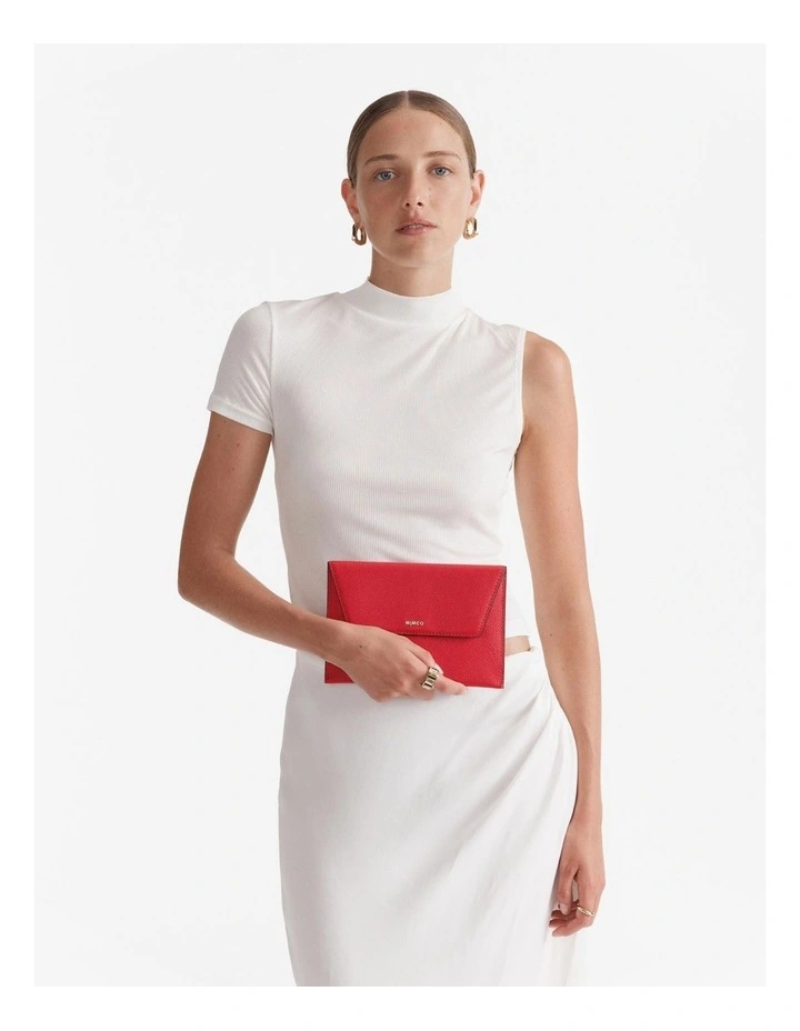 Drift Medium Envelope Pouch in Racer Red