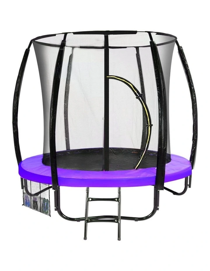 6ft Trampoline Free Ladder Spring Mat Net Safety Pad Cover Round Enclosure