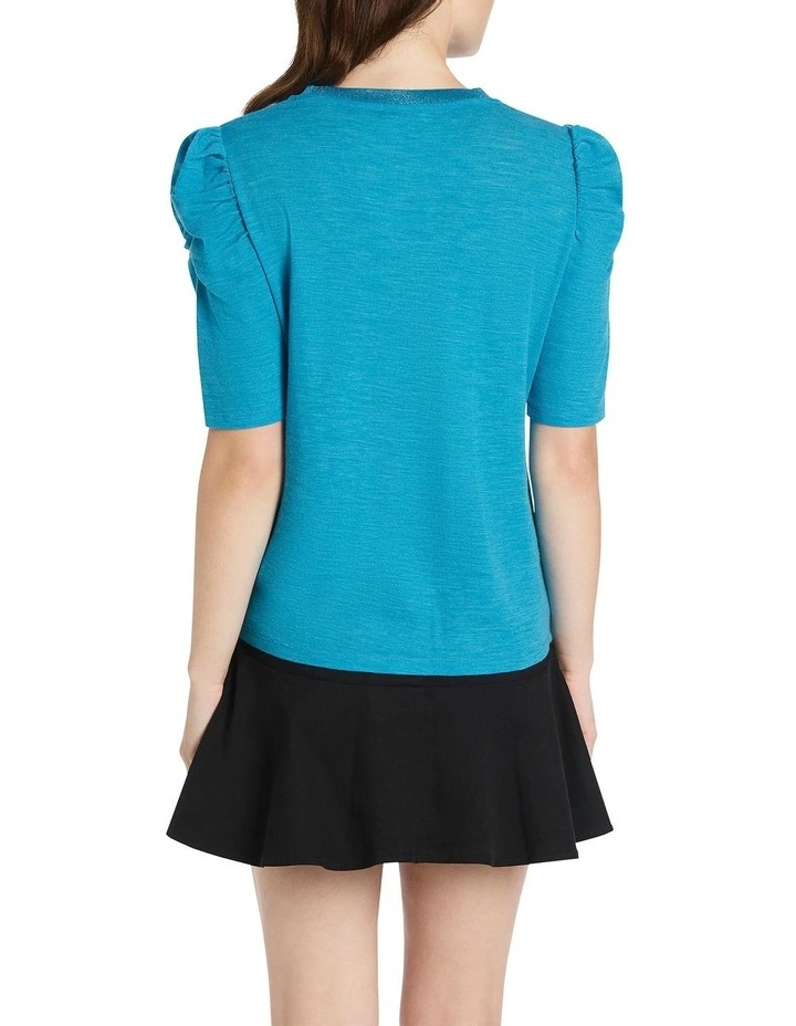 Frances Babywool Top in Blue