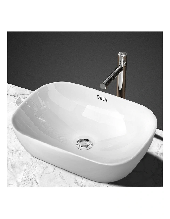 Cefito Ceramic Bathroom Basin Sink Vanity In White