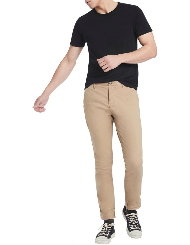 Brando Pima Cotton Tee in Black