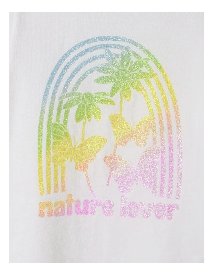 Essential Nature Lover Long Sleeve Tee in White