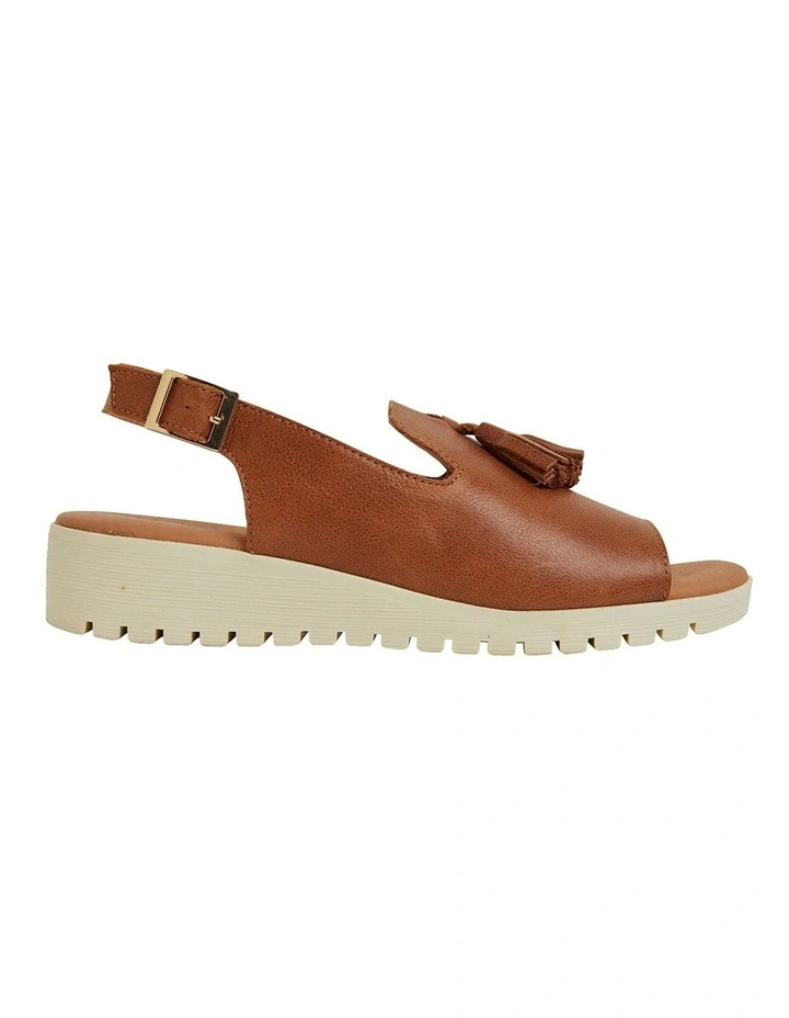 Gilmore Sandals in Cognac Leather
