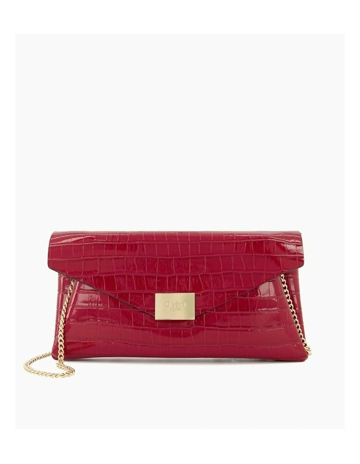 Envela Clutch Bag in Red
