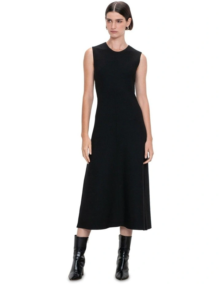Milano Midi Dress in Black