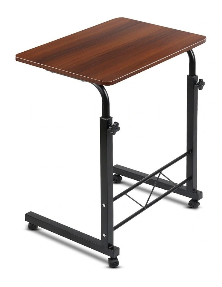 Artiss Laptop Desk Table Adjustable 60CM in Dark Wood