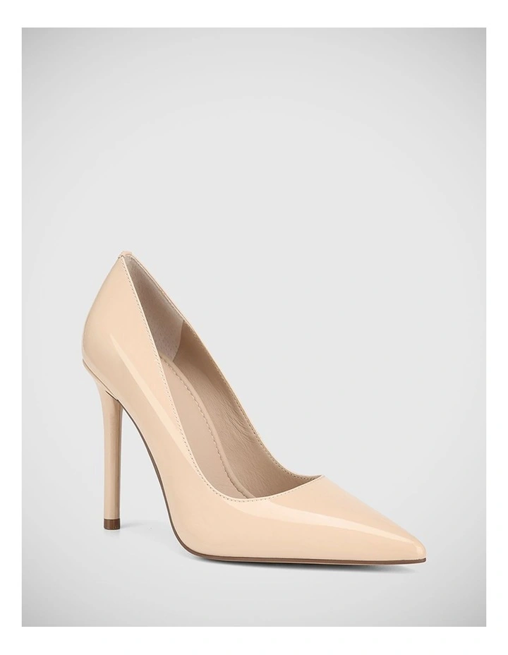 Violeta Patent Leather Pump in New Flesh