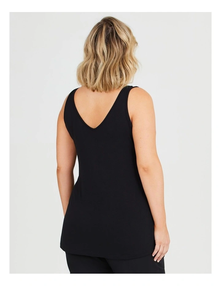 Bamboo Reversible Ultimate Cami Black