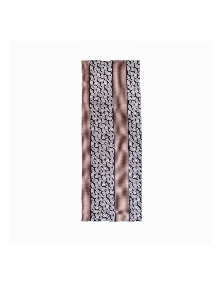 Australian Merino Wool Scarf in Ming Blue