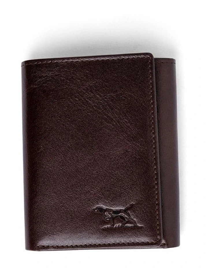 Wesport Tri Fold Wallet in Chocolate