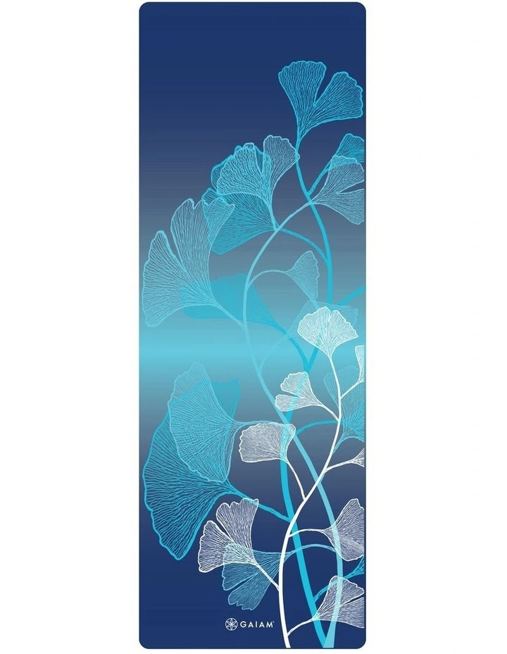 Essential Support Yoga Mat 4.5mm in Midnight Ginkgo
